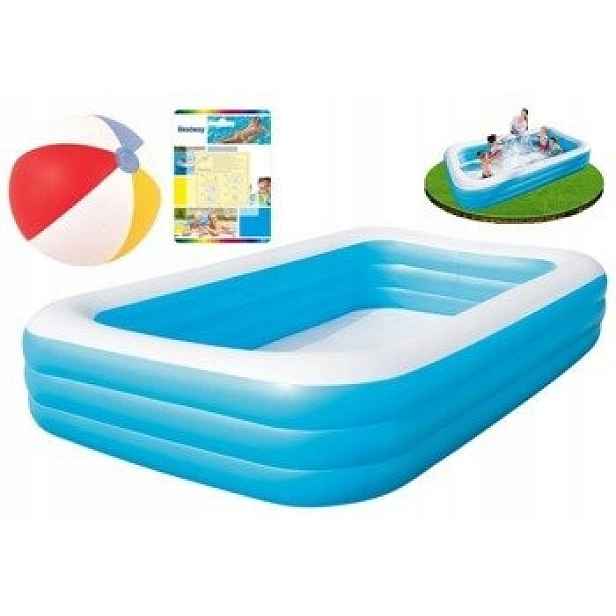 Bazén Nafukovací Bazén Bazén Obdélníkový Bestway 265x175x51m Bonus