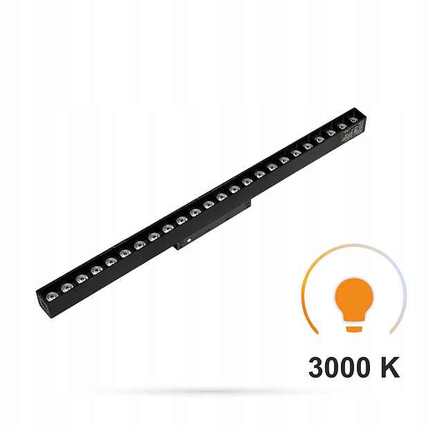 Lineární reflektor Grille 24W 3000K Teplý pro kolejnice Smart Track 48VDC