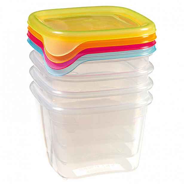 Set dóz Fresh & GO barevné 4 x 0,45 l