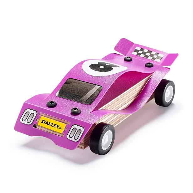 Stanley Jr. OK012-SY Stavebnice, závodní auto, dřevo