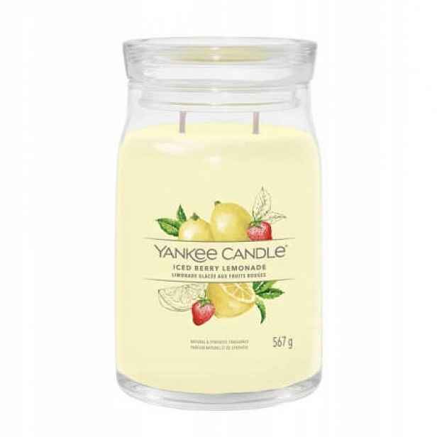Svíčka Yankee Candle Velká Iced Berry Lemonade