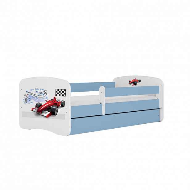 RAUMHIRSCH FURNITURE DĚTSKÁ POSTEL Formule 1 se zásuvkou 140/70 80/61/144