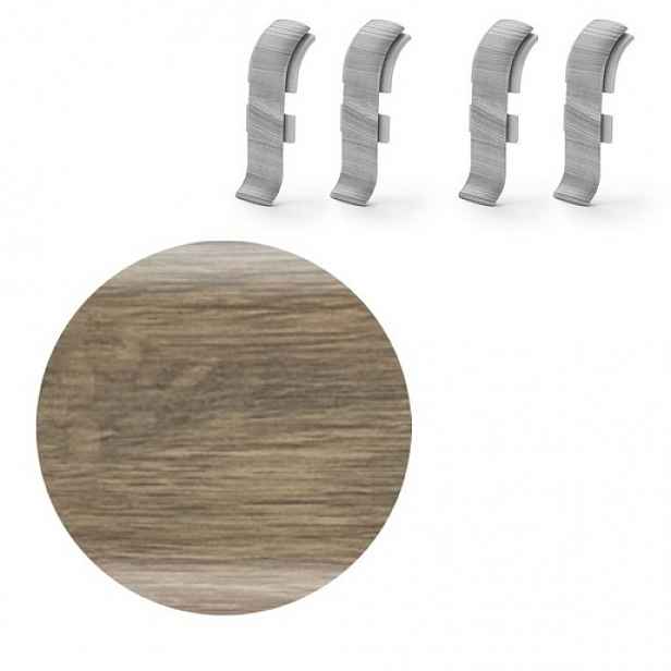 Spojka k soklu Naturel dub Wellington , PVC délka 0,5 cm, výška hrany 56 mm, NATNGTF97