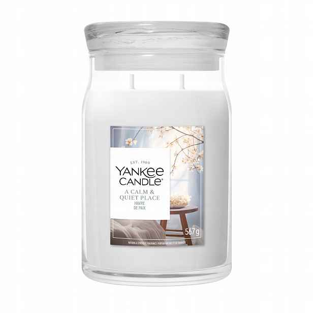 Velká vonná svíčka Yankee Candle A Calm & Quiet Place