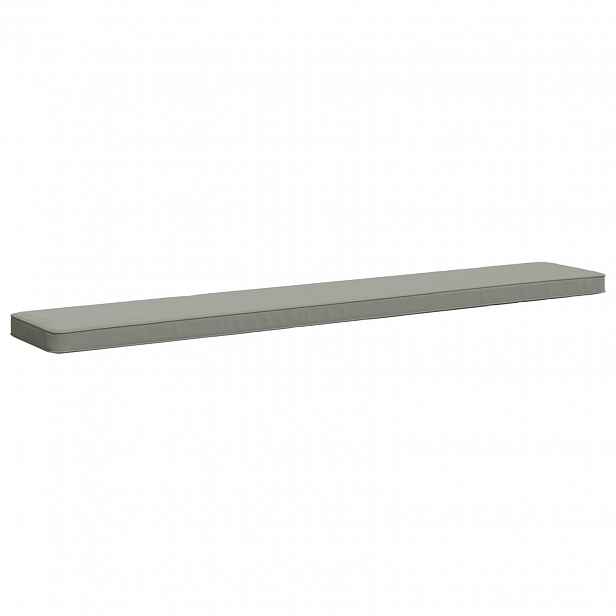 vidaXL Polštář na lavici (1 kus) VUGHT 100% polyester Šedá