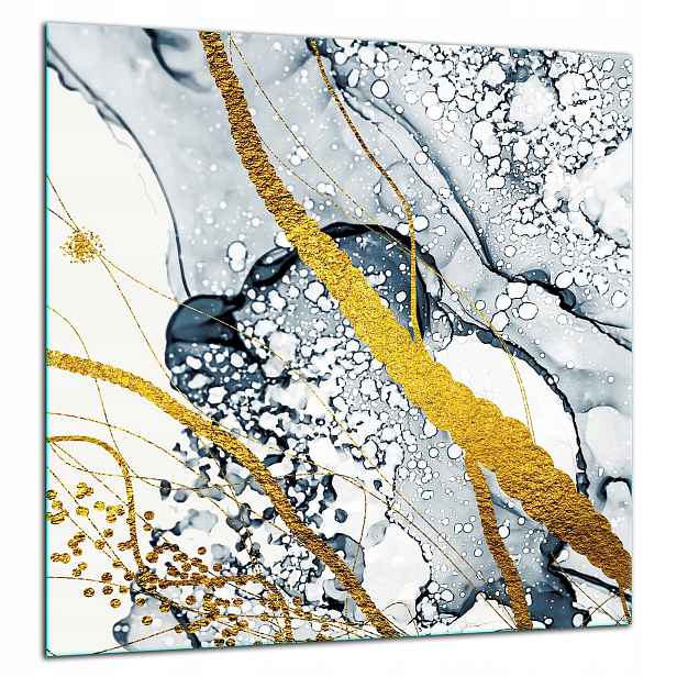 Skleněná Ochranná Deska Panel Lepidlo 60x65 Mramor