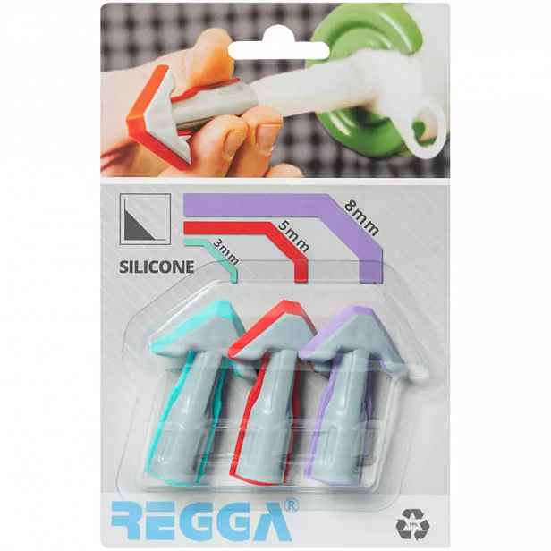 Aplikační špičky na silikon Regga 3,5,8 mm rovné