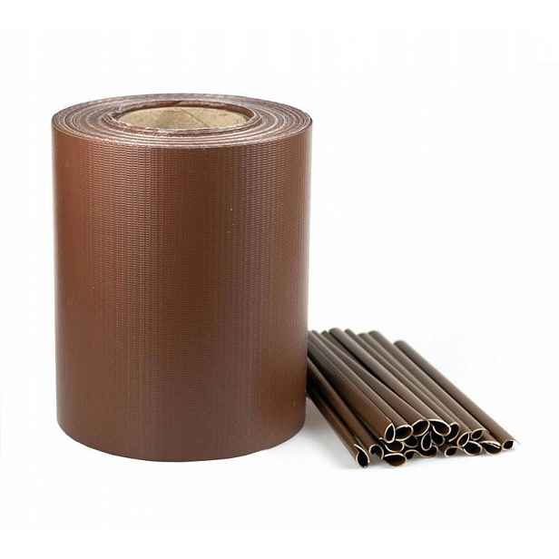 Stínící panelové pásy s klipy 19 Cm 35 m hnědá