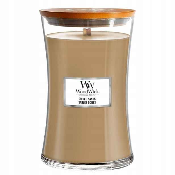 WoodWick Gilded Sands velká vonná svíčka 609,5 g