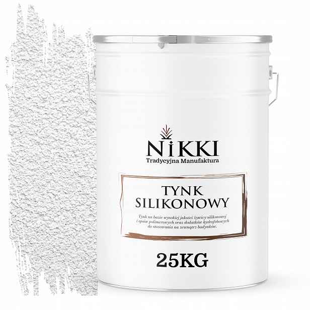 Silikonová Omítka Fasádní Bílá Teplá F101 25KG Struktura Beránek Zrno 1.5mm
