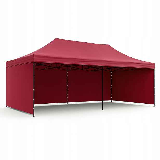 Aga Nůžkový stánek Party 3x6m Vínový