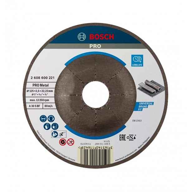 Bosch - Řezný kotouč na kov 125x22,23 mm 2608600221