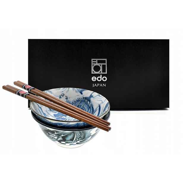 Sada misek Dragon Blue Green 15x7 cm 500 ml Box