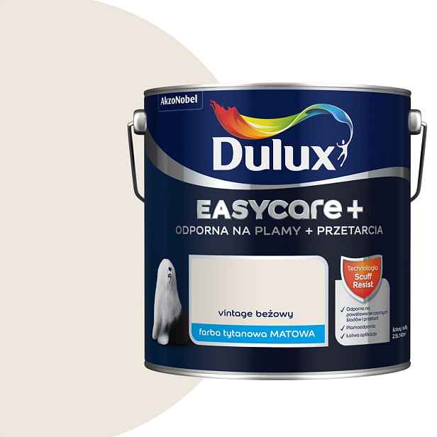 Dulux EasyCare Plus 2,5L Vintage Béžová