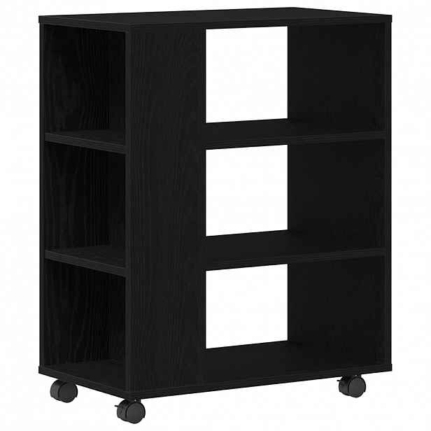 vidaXL Úložná skříňka 60 x 35 x 75 cm Kompozitní dřevo Černý dub