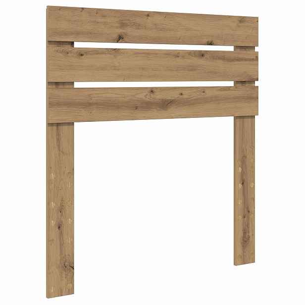 vidaXL Čelo postele Artisanový dub Kompozitní dřevo