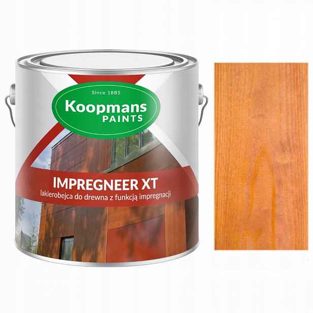 Koopmans Impregner Xt 2,5 L Lakovací Nátěr Na Dřevo 107 Zlatý Kaštan