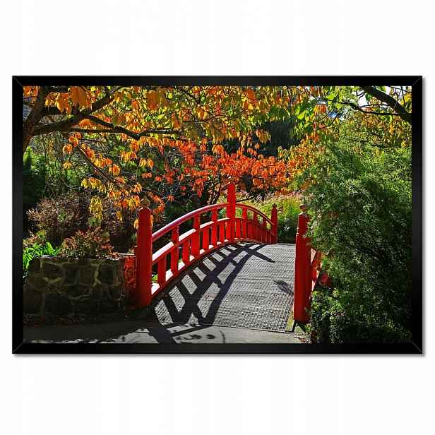 Plakáty v rámu 60x40 Červený japonský most