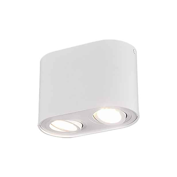 Stropní spot Cookie Bílý 2xGU10 Trio Kovový IP20 230V 35W