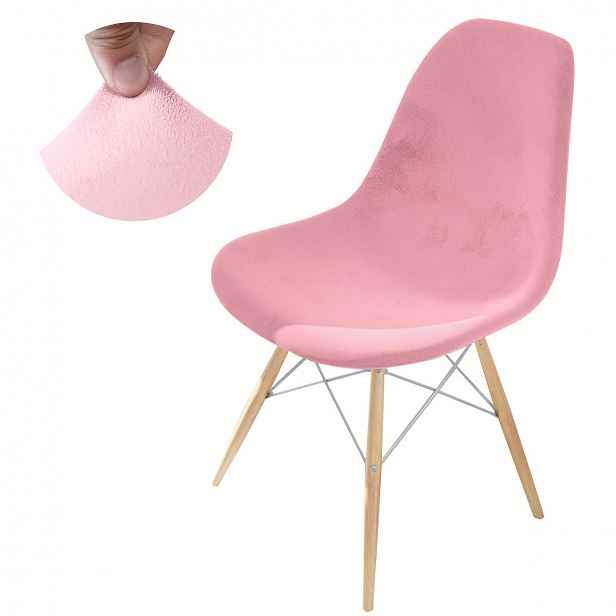 TEMU 1ks Elastický Stříbrný Fleece Moderní Minimalistický Potah na Židli do Obýváku, Ložnice a Jídelny – Vhodný pro Domácí Mazlíčky po Celý Rok