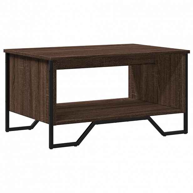 vidaXL Konferenční stolek hnědý dub 75 x 51 x 40 cm kompozitní dřevo