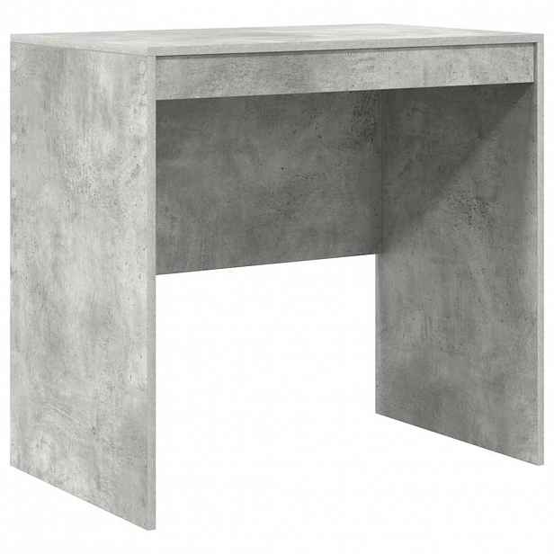 vidaXL Stůl Betonově šedá 80 x 50 x 76 cm