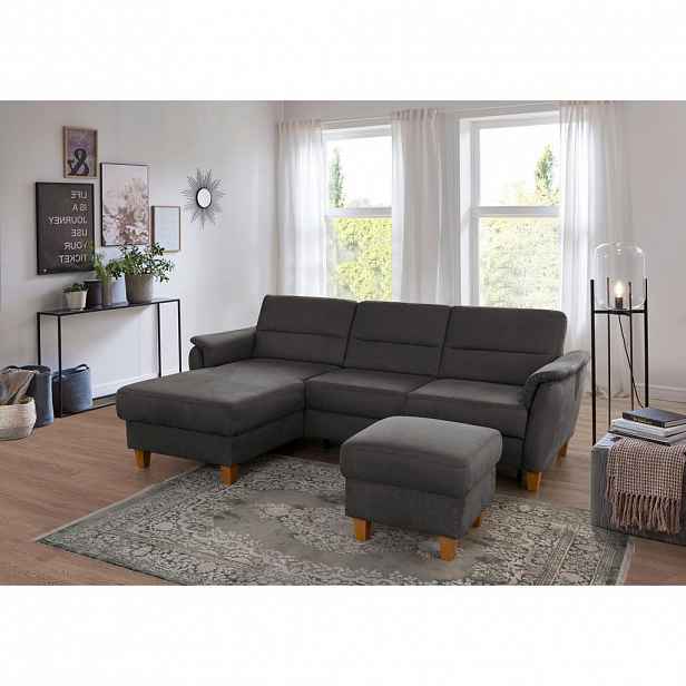 Sit & More ROHOVÁ SEDAČKA, textil, šedá