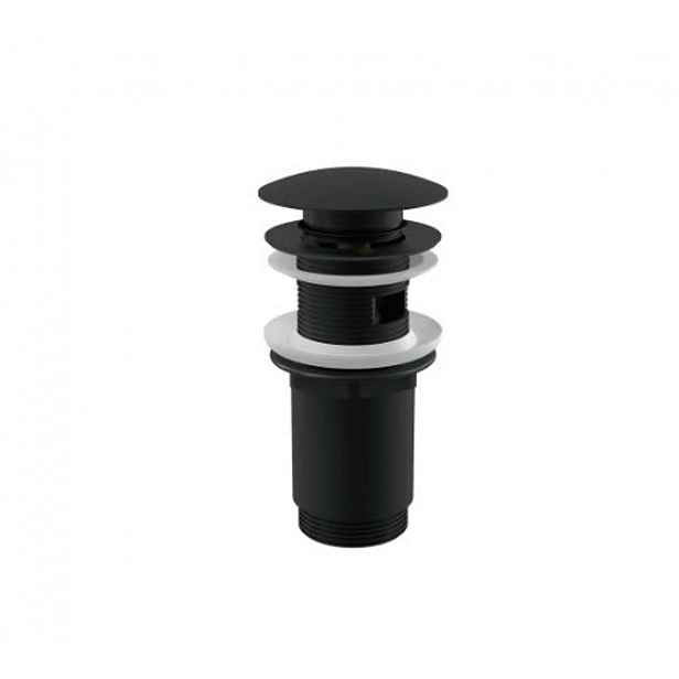 Alca - Umyvadlová výpusť, ClickClack, černá mat A392BLACK