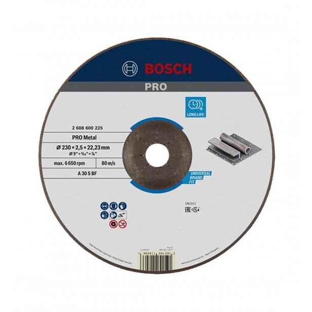 Bosch - Řezný kotouč na kov 230x22,23 mm 2608600225