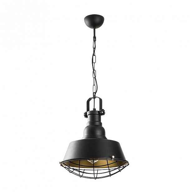 Černé kovové závěsné svítidlo Opviq lights Soultana