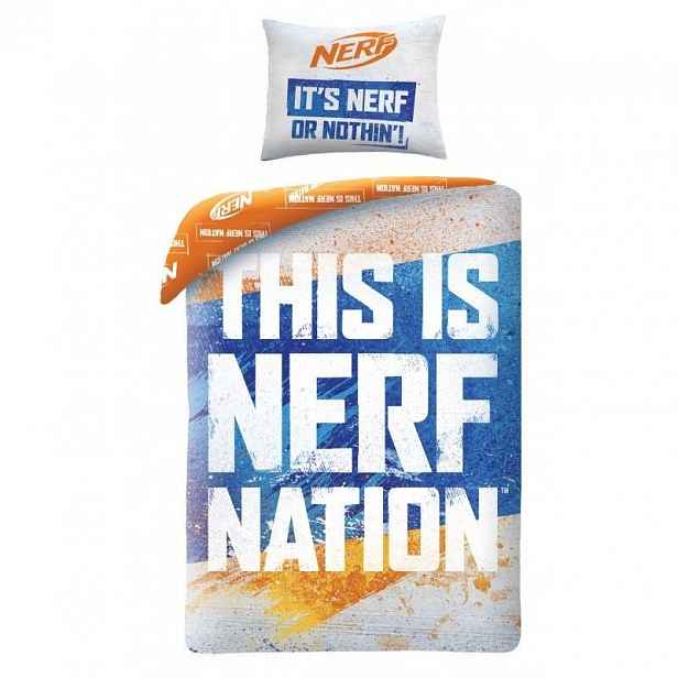 Halantex Povlečení Nerf nation Bavlna, 140/200, 70/90 cm