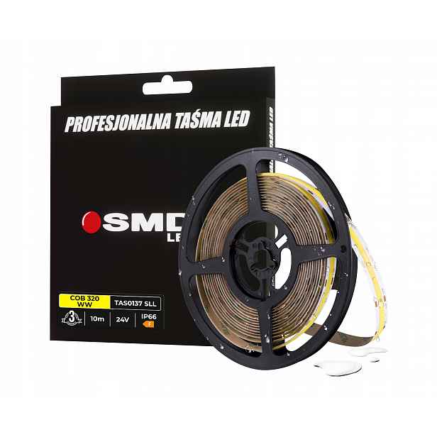 Páska Cob 320 Ww 9W 24V IP66 Smd LEDline 10 M