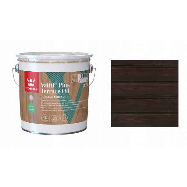 Tikkurila Valtti Plus Terrace Oil 2,7L 224A Beetle Ground Olej Na Terasy