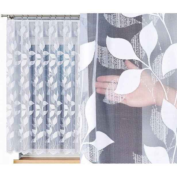 Záclona Vzor Martyna 500x160 cm rovná (hotová) s lemováním