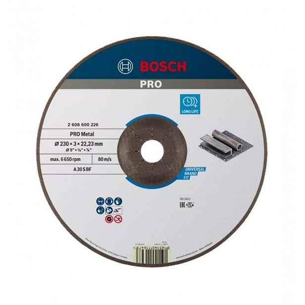 Bosch - Řezný kotouč na kov 230x22,23 mm 2608600226