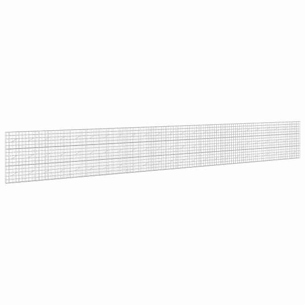 vidaXL Gabion s drátem 3,5 mm a síťkou 10x10 cm 1200x10x150 cm