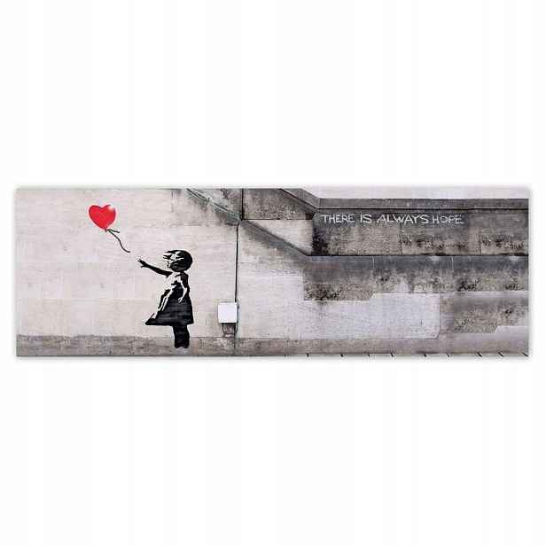 Plakáty 200x66 Banksy Dívka Balónek