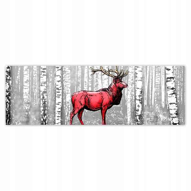 Plakáty 200x66 Jelen Bříza Břízy Les