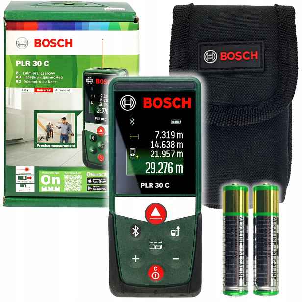 Bosch Laserový Dálkoměr Universaldistance Plr 30 C Bosch dosah 30 metrů