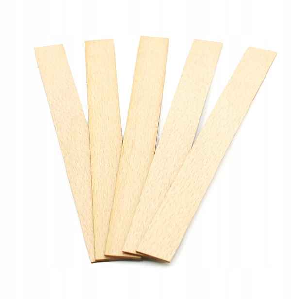 Dřevěný knot na svíčky, rovný 1x15x150 mm 100 Ks