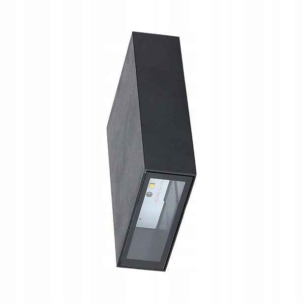 V-tac Nástěnné svítidlo nahoru a dolů 4W Led černá IP65 VT-844-B-N 6400K