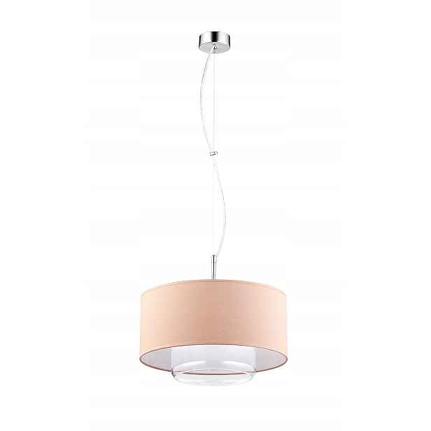 Jupiter Závěsná lampa Aveo Cappuccino Skleněné stínítko 1xE27 15W Moderní