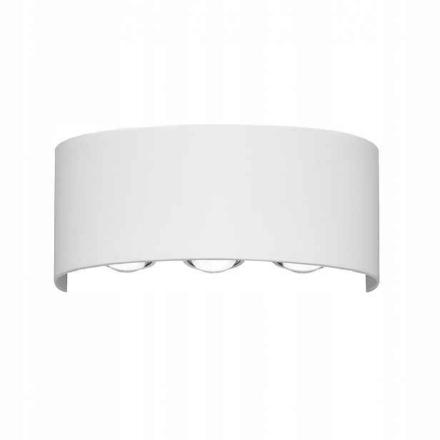 Nástěnné Led svítidlo Ortelo Bílá 6 zdrojů Moderní IP54 Outdoor Italux