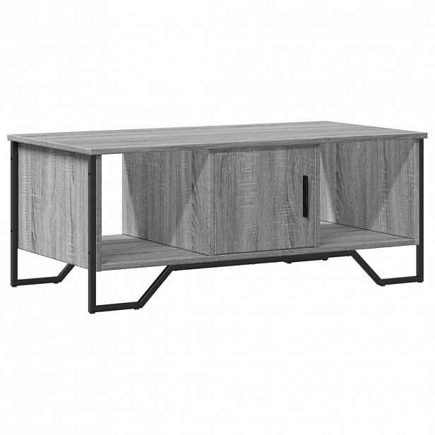 vidaXL Konferenční stolek šedý sonoma 100x51x40 cm kompozitní dřevo