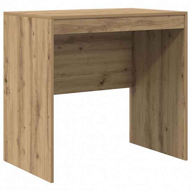 vidaXL Stůl Artisanový dub 80 x 50 x 76 cm