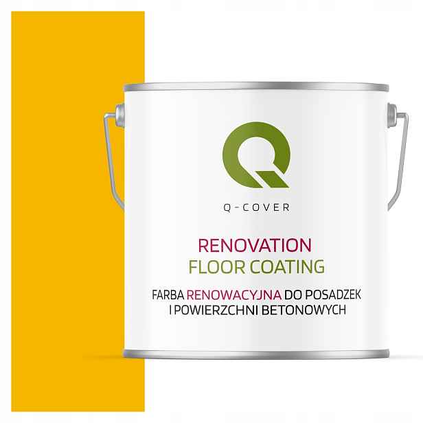 Barva Pro Renovaci Podlah Z Betonu Žlutá Kadmiová Ral 1021 Lesklá 5L