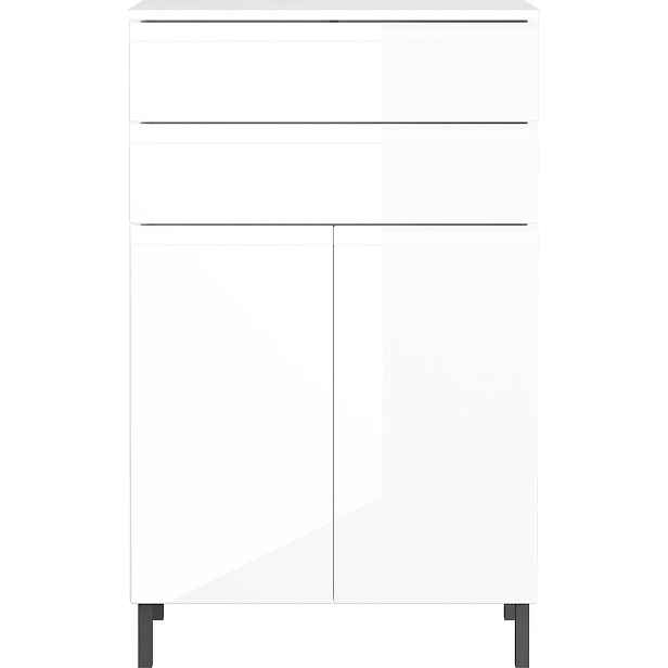 Bílá koupelnová skříňka 60x97 cm Salinas - Germania