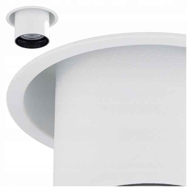 Černá zapuštěná lampa Mono Slide moderní do kuchyně Nowodvorski