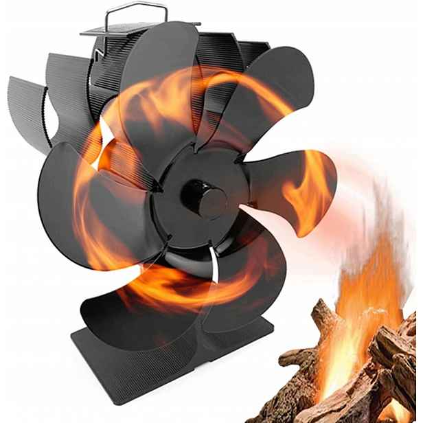 Krbový Ventilátor Termoelektrický Ventilátor Napájený Teplem Turbína Slim