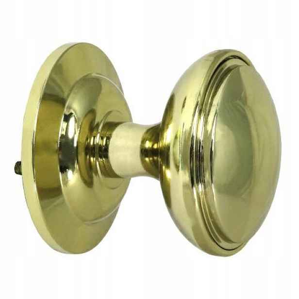 Pevná dveřní klika Jednotlivá Dveřní úchytka Zlatá Round 70 mm Anglie